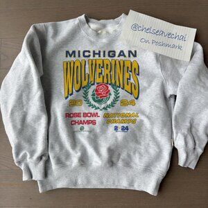 2024 University of Michigan Wolverines Rose Bowl National Champs Football Shirt
